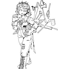 Cartoon Doodle Ink Lines (OC Art))